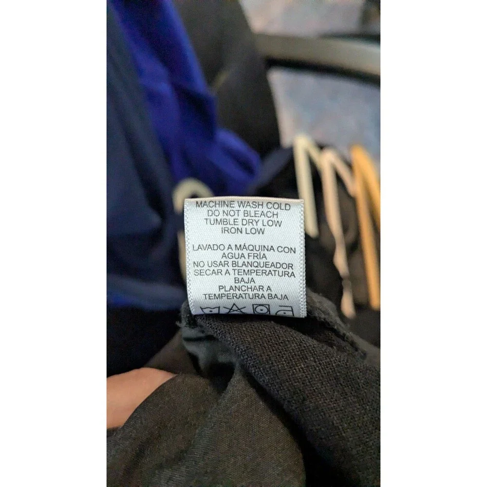 Lovetree Linen Blend Cargo Pant pulls at ankle tie at waist Small - Picture 6 of 7